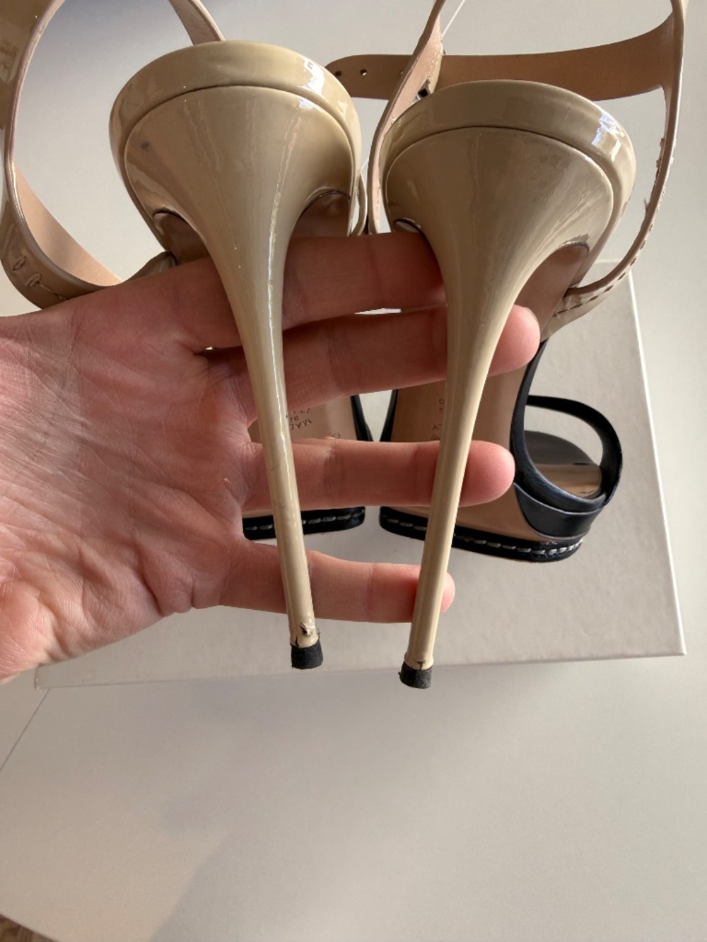 Casadei Tiffany High Heels Sandals Size IT 40 - Picture 3 of 3